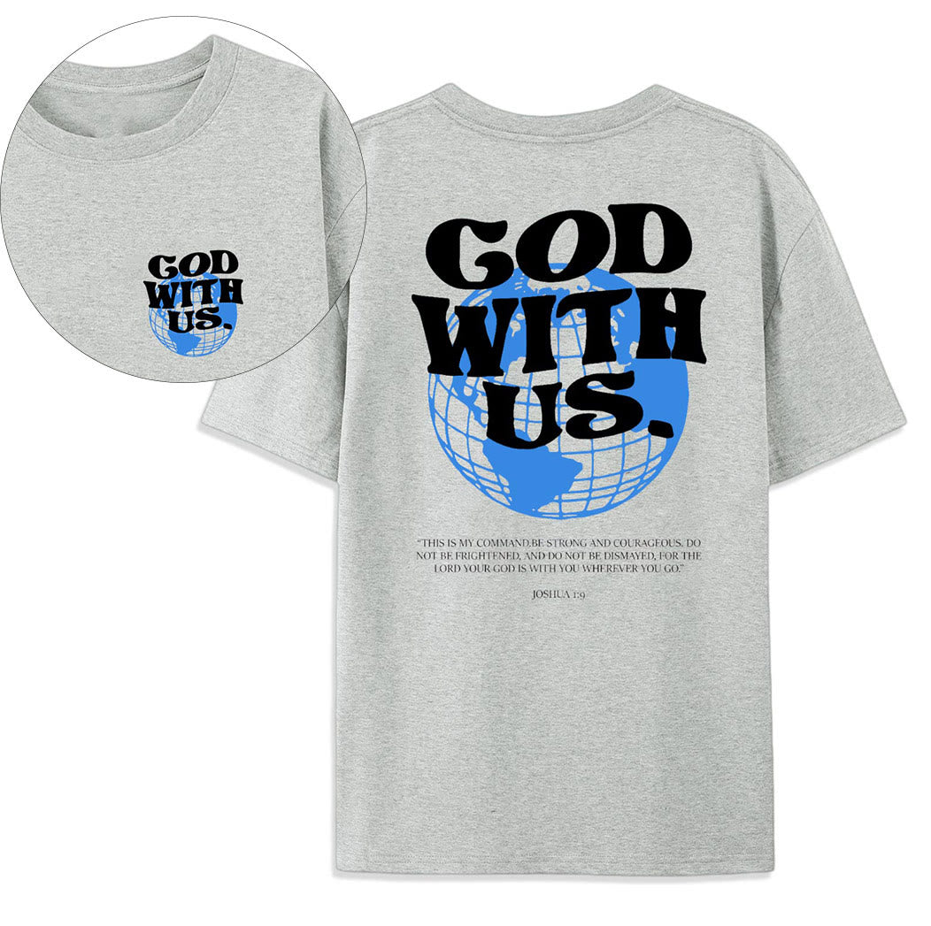 Christiandiscipleshop God With Us Cotton T-Shirt