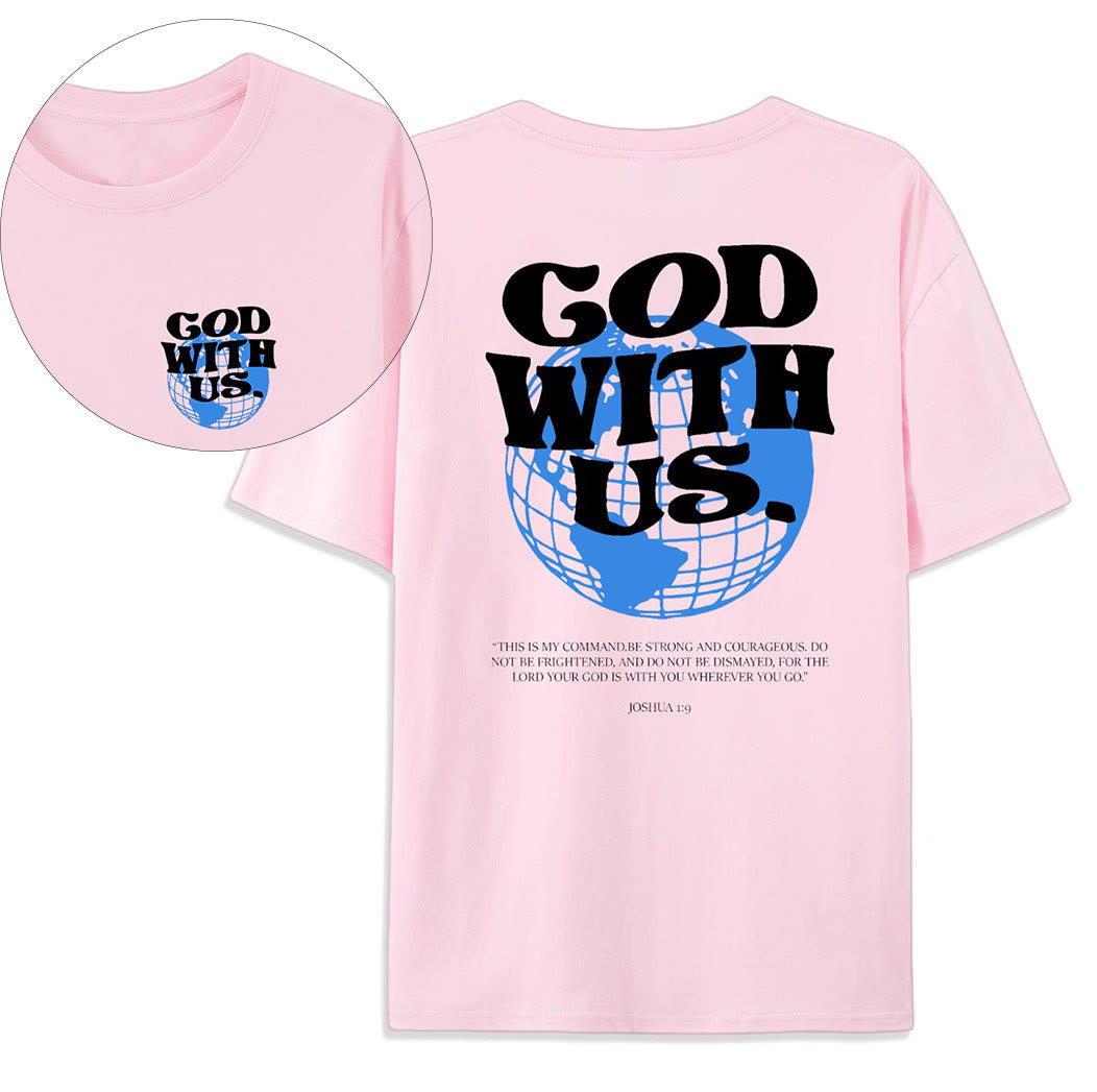 Christiandiscipleshop God With Us Cotton T-Shirt