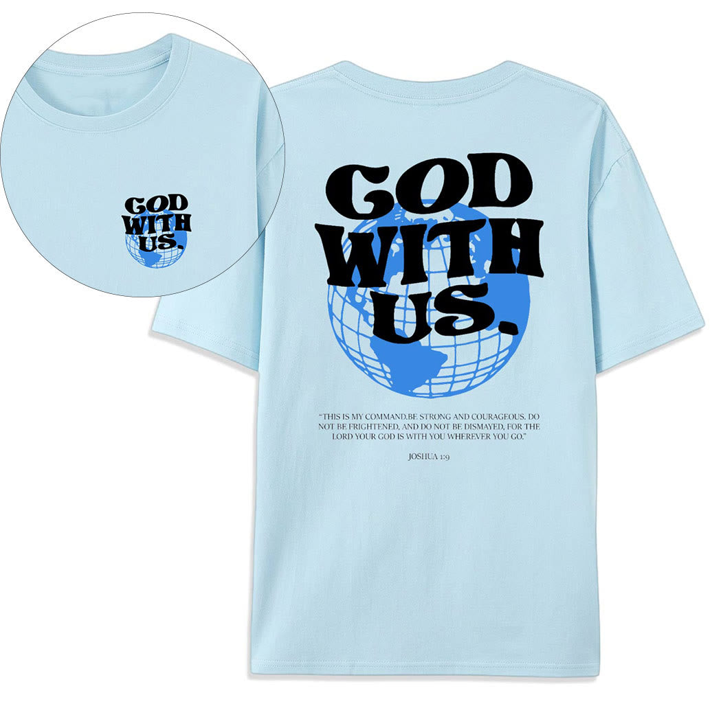 Christiandiscipleshop God With Us Cotton T-Shirt