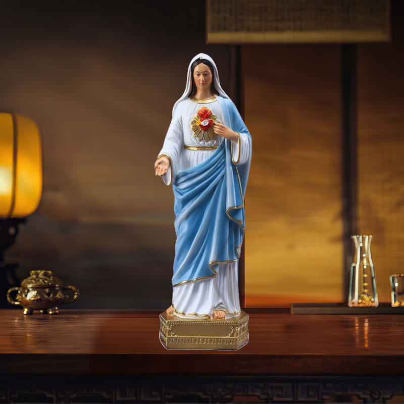 christiandiscipleshop Immaculate Heart of Mary Desktop Ornament: Spreading the Power of Faith