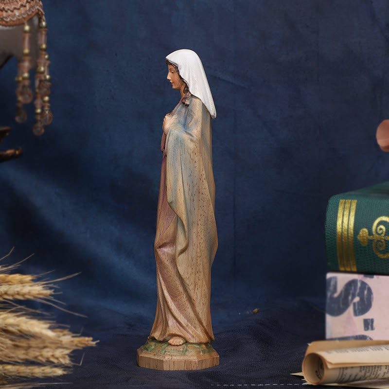 Christiandiscipleshop Our Lady Wooden Desktop Ornament: Spreading Love and Blessings