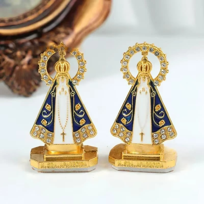 Christiandiscipleshop Our Lady of Aparecida Metal Desktop Ornaments: A Shining Tribute to Faith and Beauty