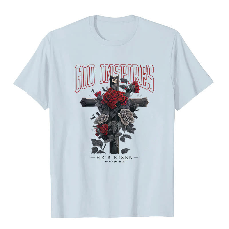 Christianartworkshop "GOD INSPIRES" T-shirt