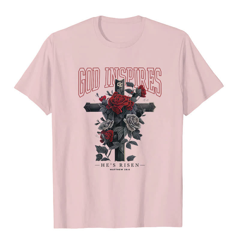 Christianartworkshop "GOD INSPIRES" T-shirt