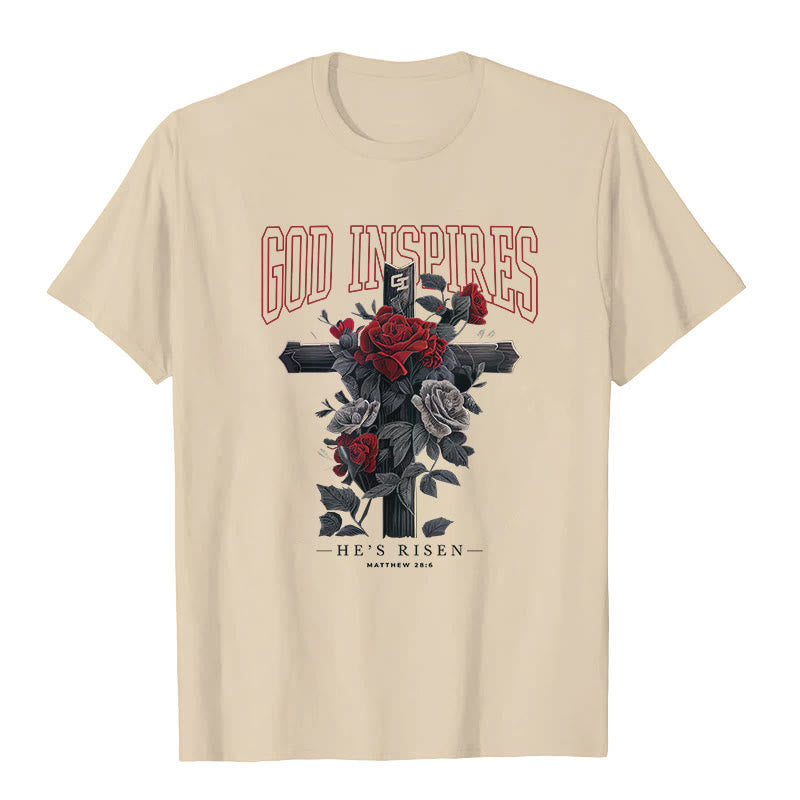 Christianartworkshop "GOD INSPIRES" T-shirt