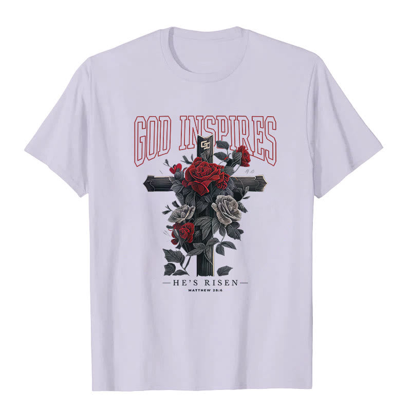 Christianartworkshop "GOD INSPIRES" T-shirt
