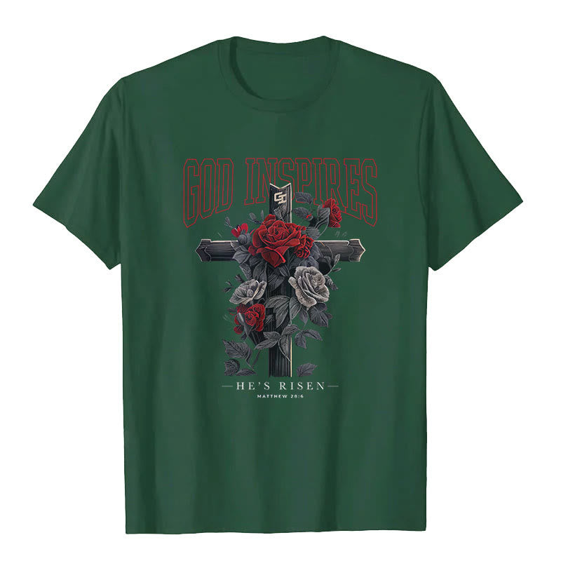 Christianartworkshop "GOD INSPIRES" T-shirt