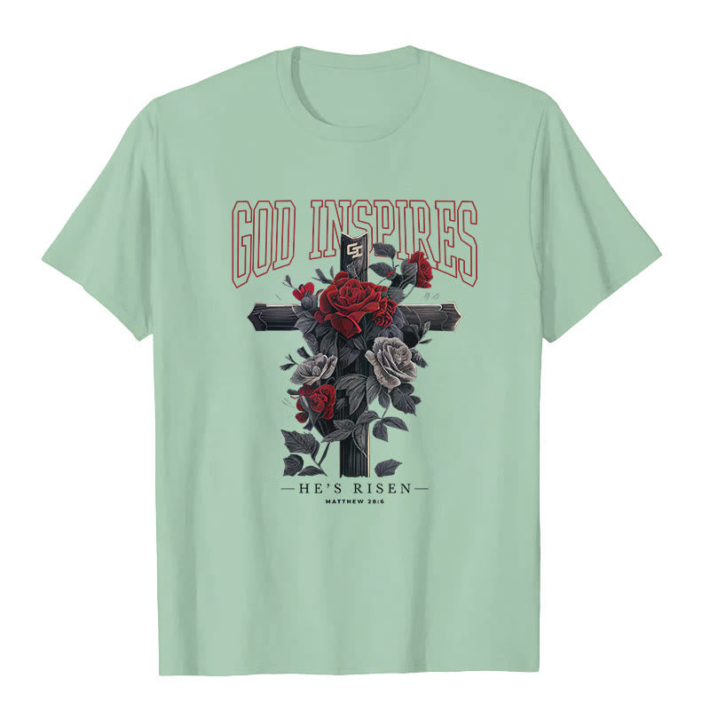 Christianartworkshop "GOD INSPIRES" T-shirt