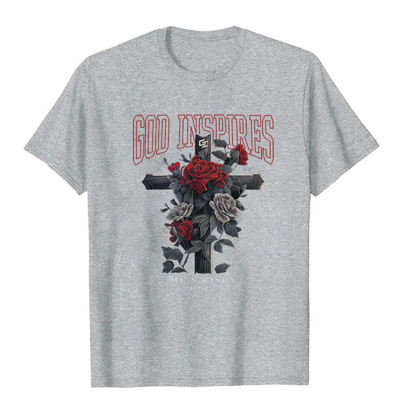 Christianartworkshop "GOD INSPIRES" T-shirt