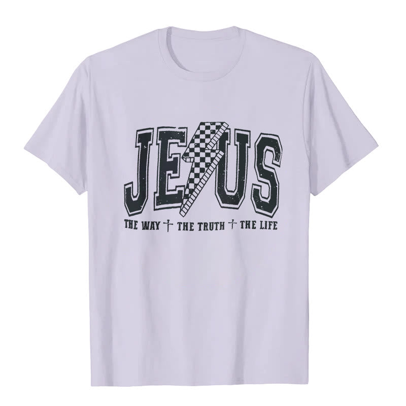 Christianartworkshop "JESUS THE WAY + THE TRUTH + THE LIFE" T-shirt