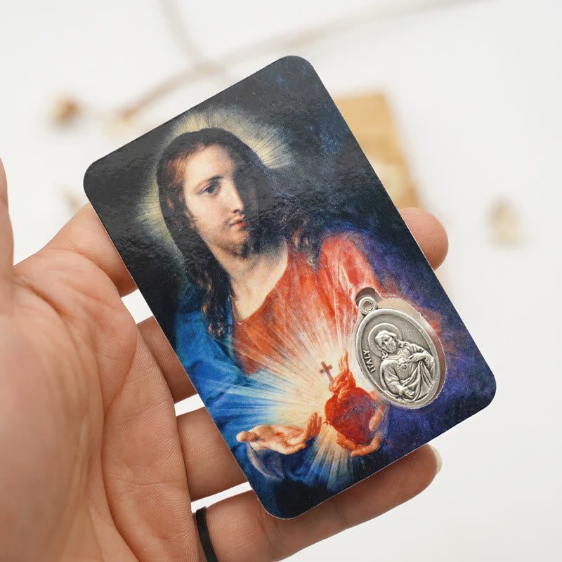 Christiandiscipleshop Our Lady & Jesus & Angels Paper Card: A Symbol of Holy Spirit and Power