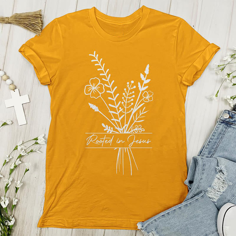 Christiandiscipleshop Rooted in Jesus T-shirt