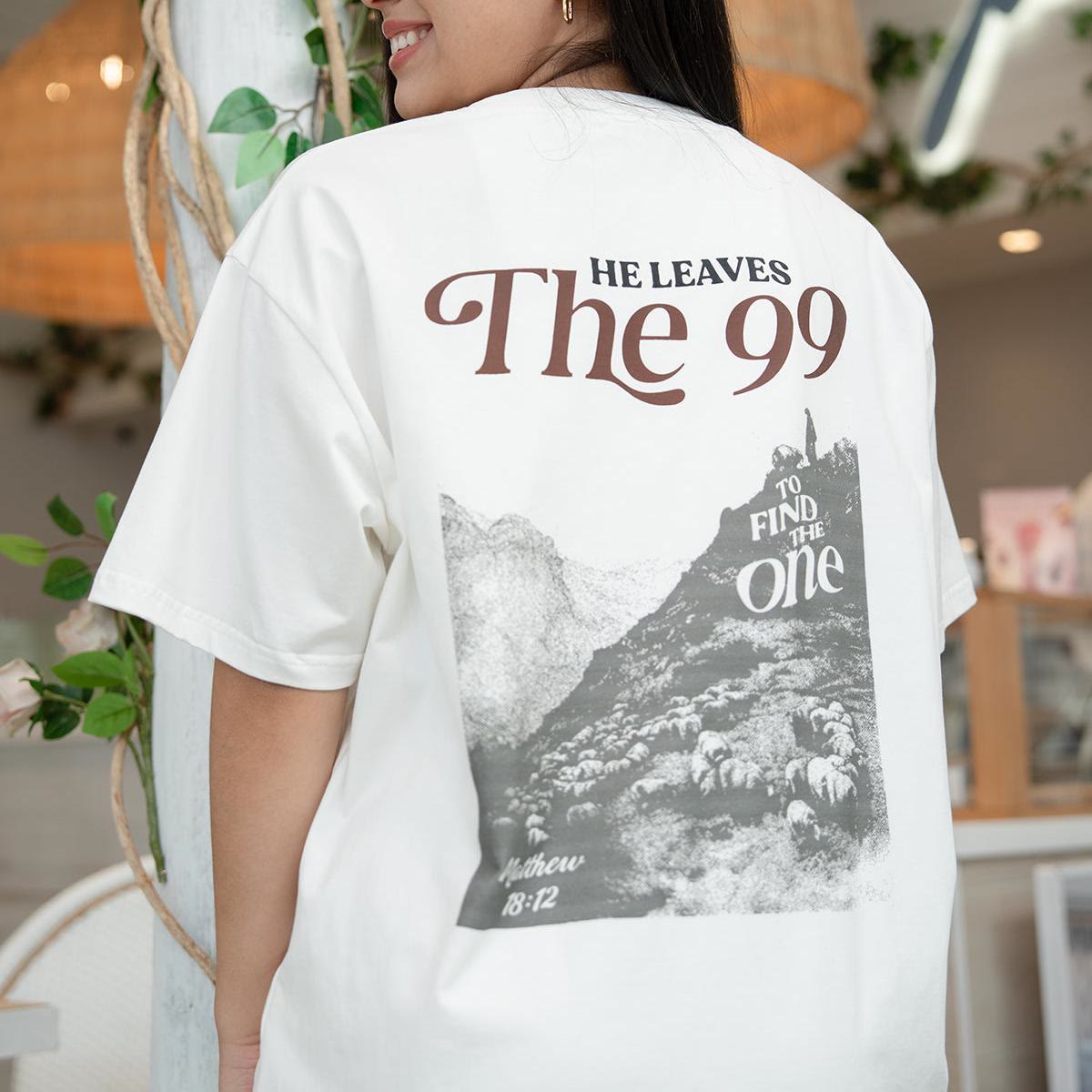 christiandiscipleshop He Leaves the 99 to Find the One T-shirt