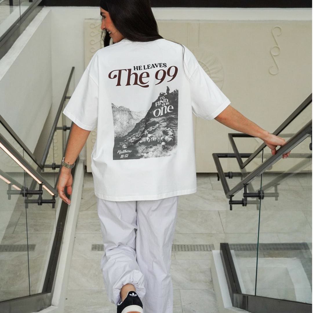 christiandiscipleshop He Leaves the 99 to Find the One T-shirt