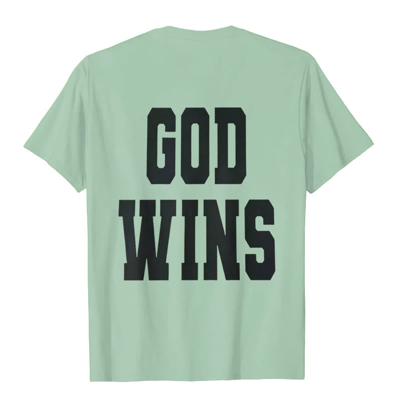 Christiandiscipleshop God Wins T-shirt