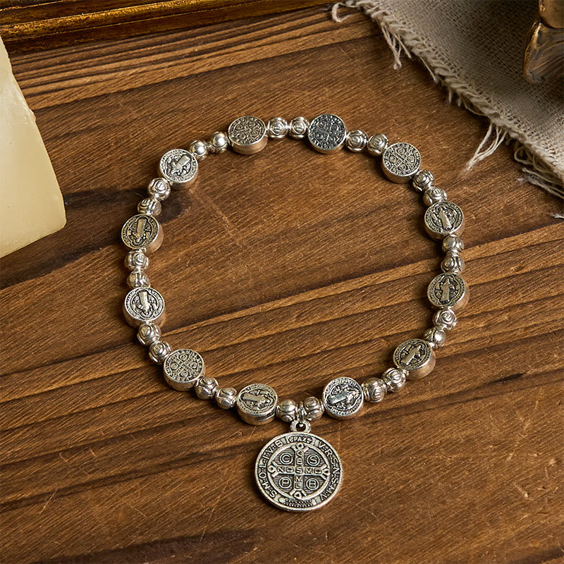 FREE Today: Jesus Icon Crucifix Rose Bracelet: Timeless Christian Accessory for Daily Faith Expression
