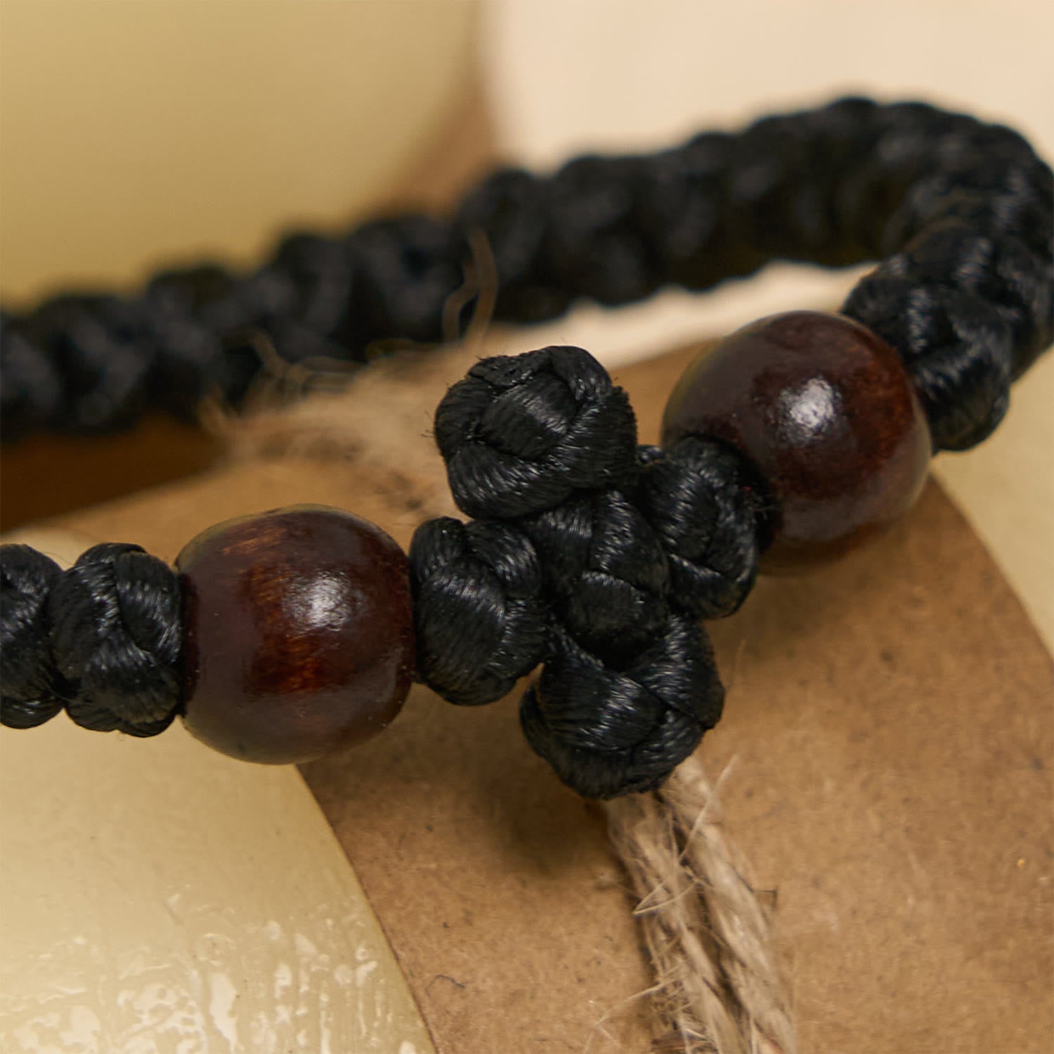 FREE Today: Blue & Black Cross - Knot String Bracelet: A Token of Faith