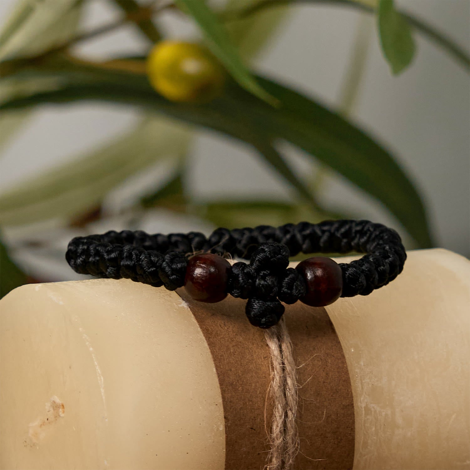 FREE Today: Blue & Black Cross - Knot String Bracelet: A Token of Faith