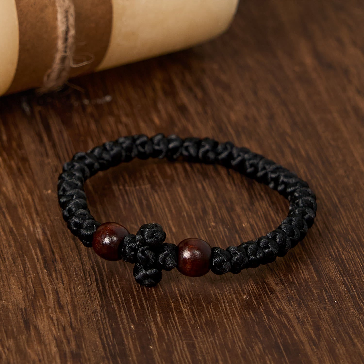 FREE Today: Blue & Black Cross - Knot String Bracelet: A Token of Faith