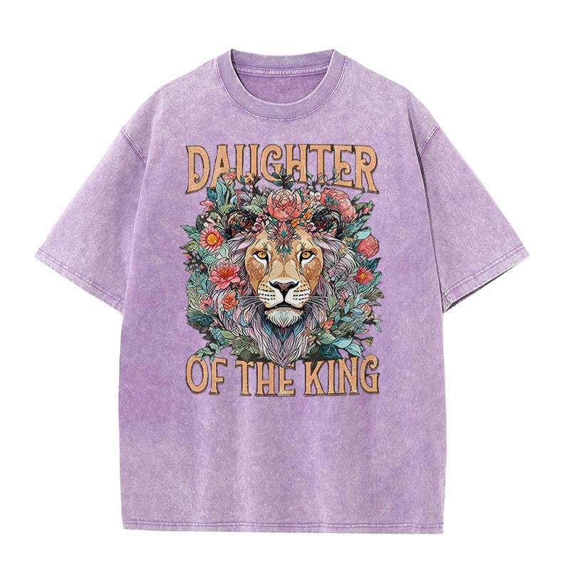 Christiandiscipleshop Daughter Of The King Christian Unisex Washed T-Shirt