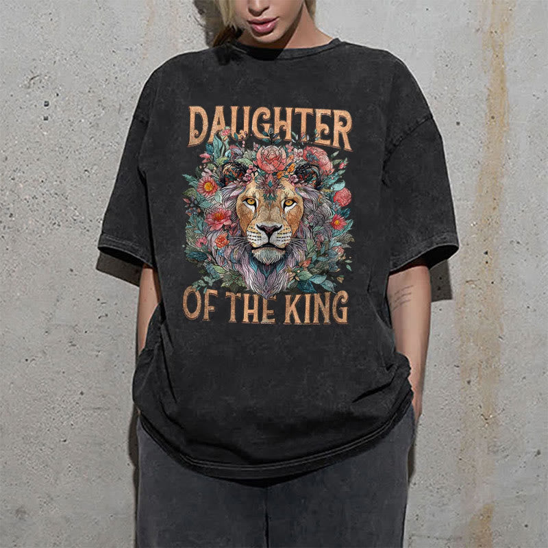 Christiandiscipleshop Daughter Of The King Christian Unisex Washed T-Shirt