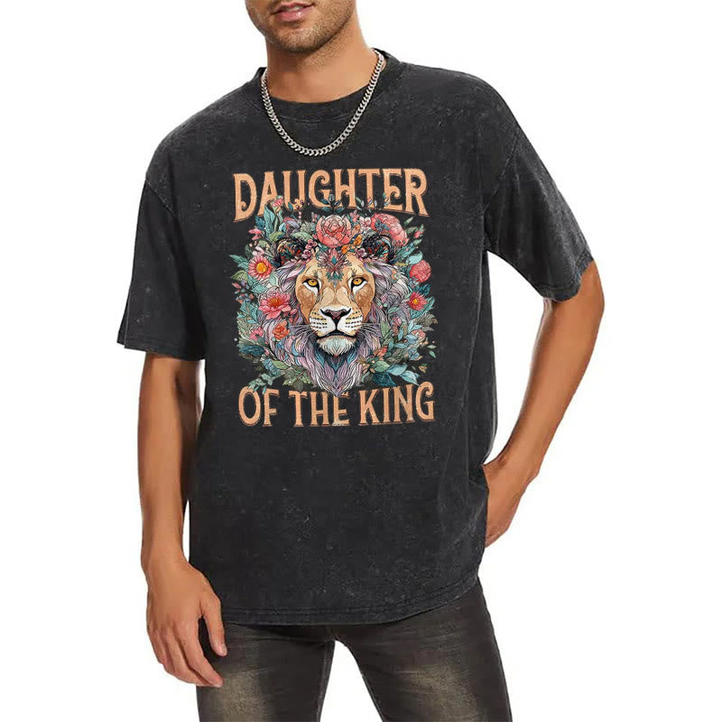 Christiandiscipleshop Daughter Of The King Christian Unisex Washed T-Shirt