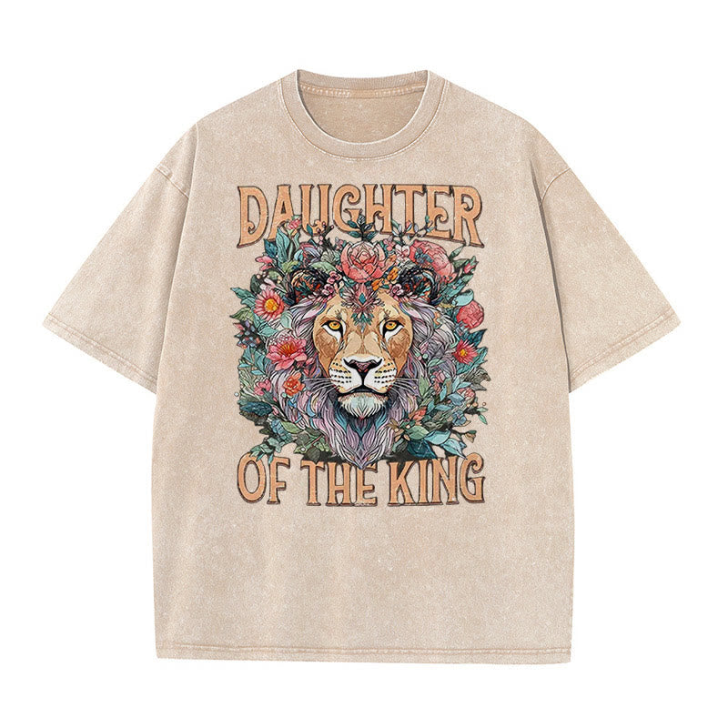 Christiandiscipleshop Daughter Of The King Christian Unisex Washed T-Shirt