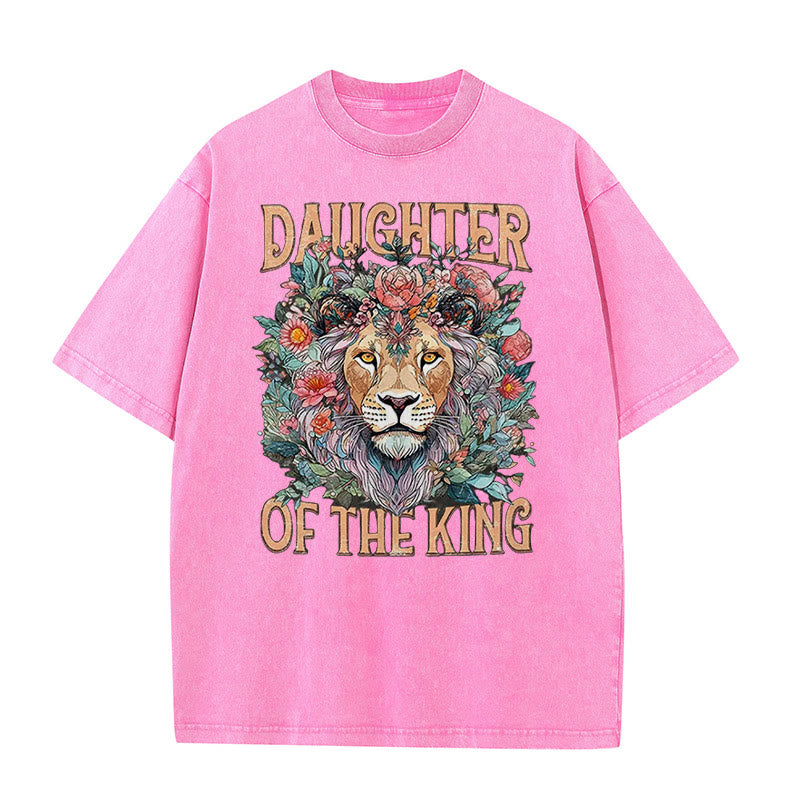 Christiandiscipleshop Daughter Of The King Christian Unisex Washed T-Shirt