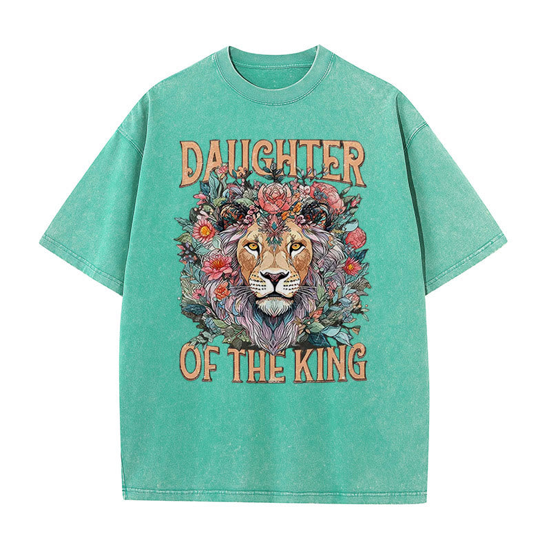 Christiandiscipleshop Daughter Of The King Christian Unisex Washed T-Shirt