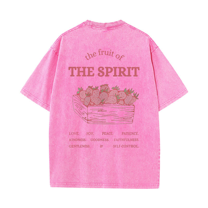 Christiandiscipleshop Fruit Of The Spirit Unisex Washed T-Shirt