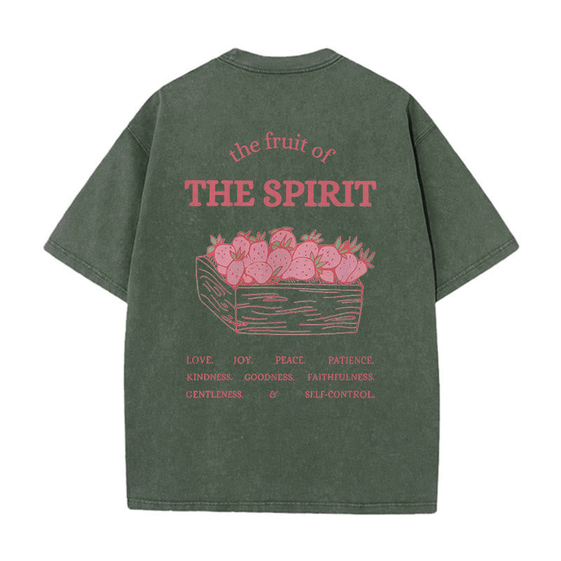 Christiandiscipleshop Fruit Of The Spirit Unisex Washed T-Shirt