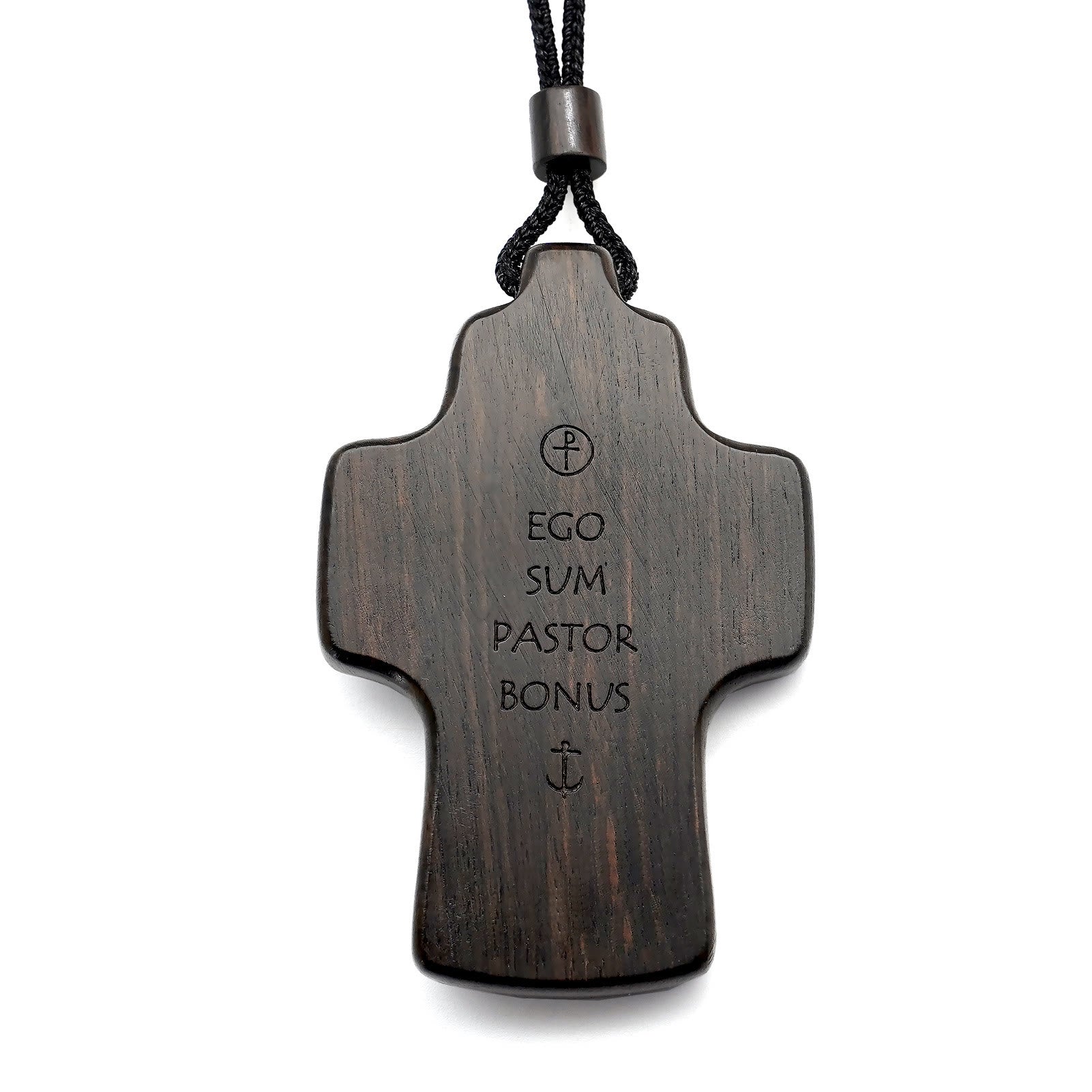 christiandiscipleshop Handmade Good Shepherd Jesus With Wood Cross Necklace: A Symbol of Faith and Craftsmanship