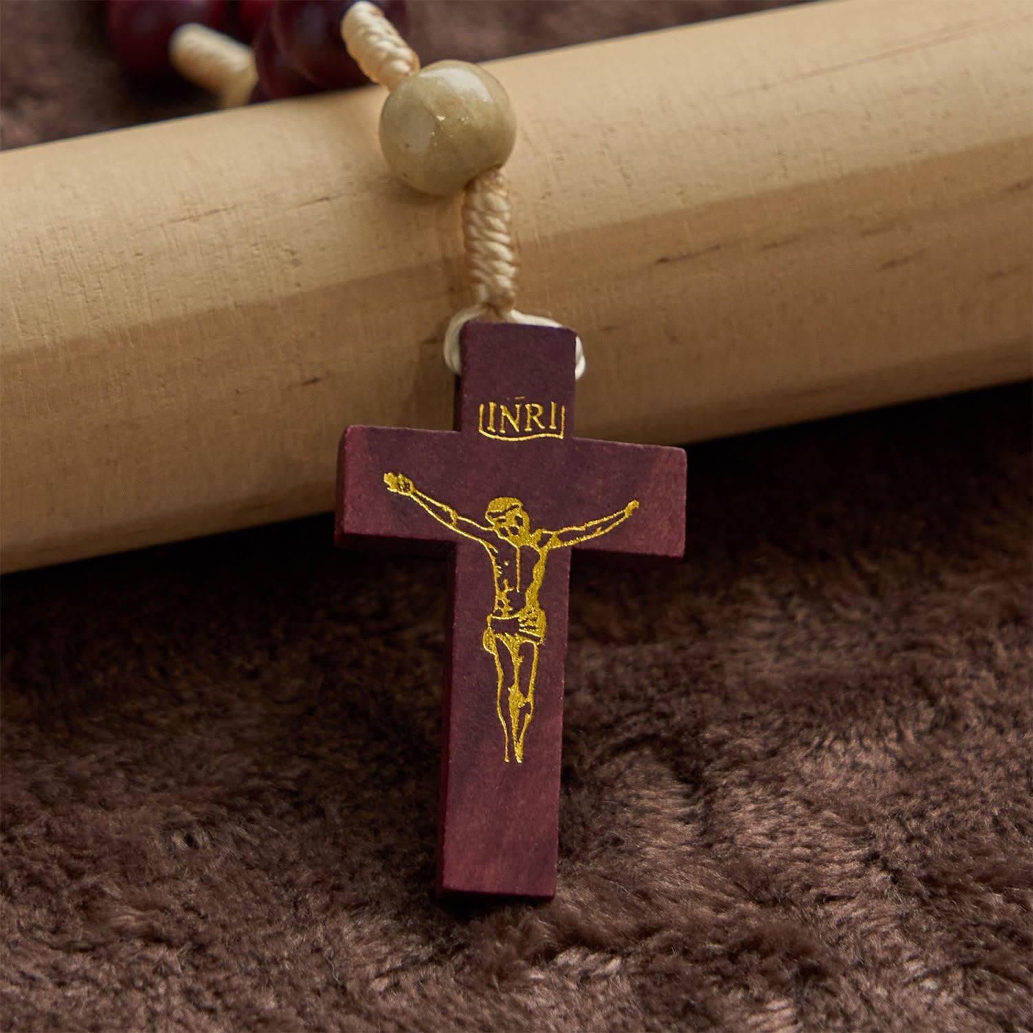 Christianartworkshop 10mm Wine Wooden Beads Traditional Rosary: A Timeless Spiritual Companion