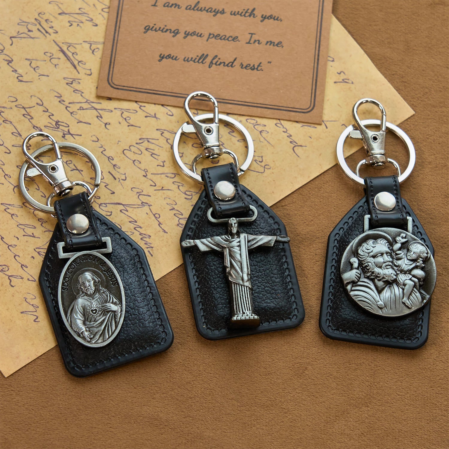 FREE Today: 12 Patterns Christian-Inspired Keychains Pendants: Faith on the Go