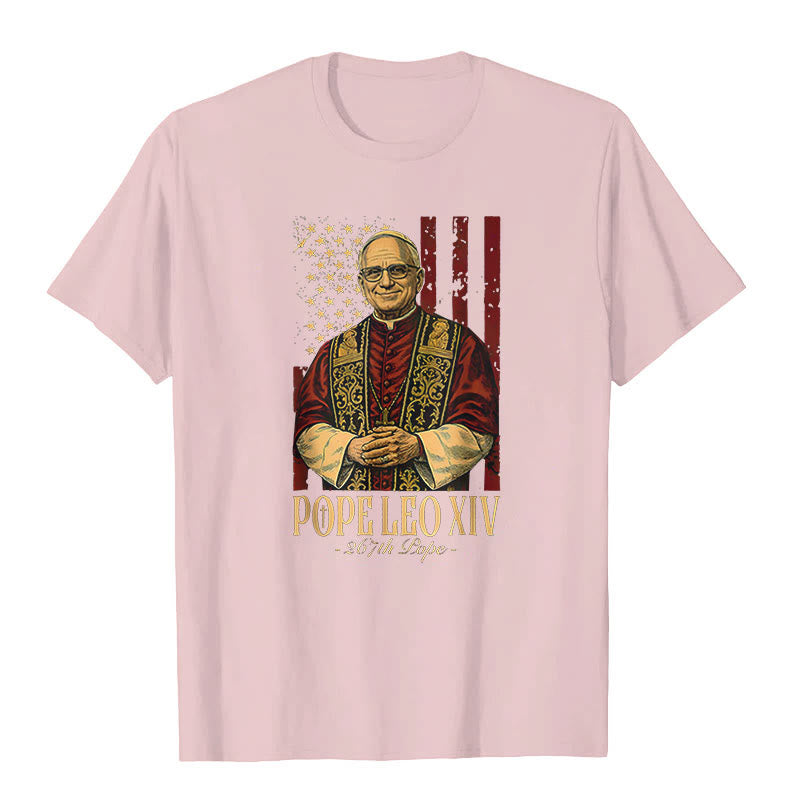 Christianartworkshop American Cardinal Robert Prevost Pope Leo XIV Unisex T-shirt