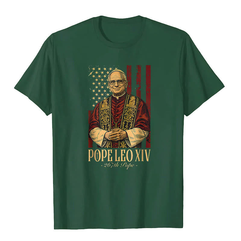 Christianartworkshop American Cardinal Robert Prevost Pope Leo XIV Unisex T-shirt