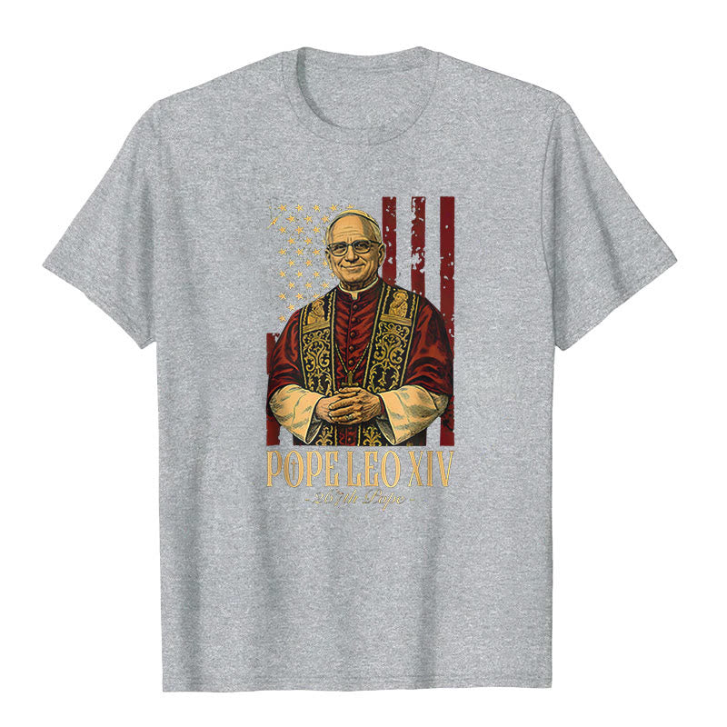 Christianartworkshop American Cardinal Robert Prevost Pope Leo XIV Unisex T-shirt