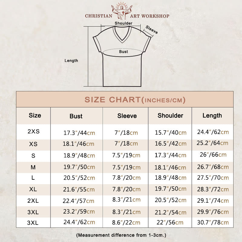 christiandiscipleshop Women's Faith Christian But God Bible Verse Print V-Neck Polyester T-shirt