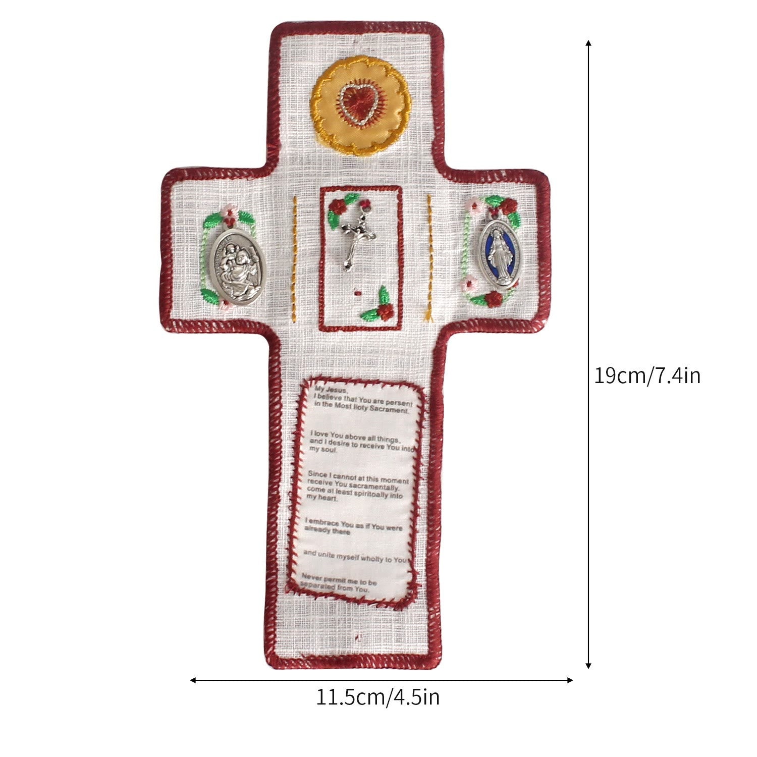 Christiandiscipleshop Classic Style Handcrafted Pocket Shrine with a Cross Inside