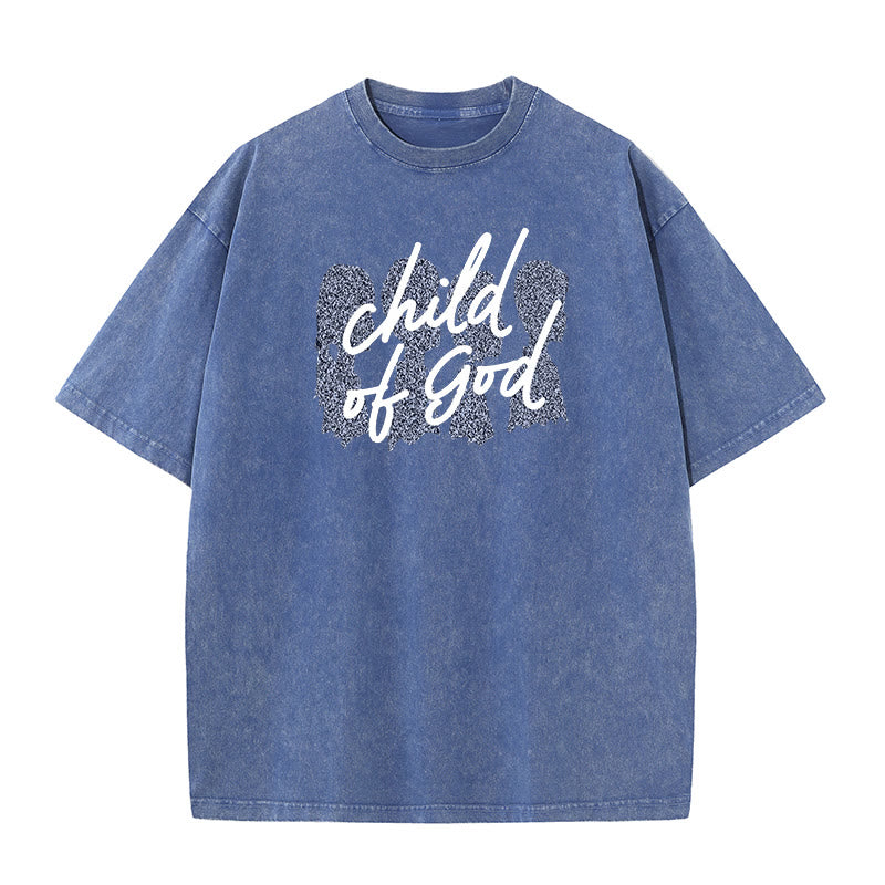 Christianartworkshop Child of God Unisex Washed T-Shirt