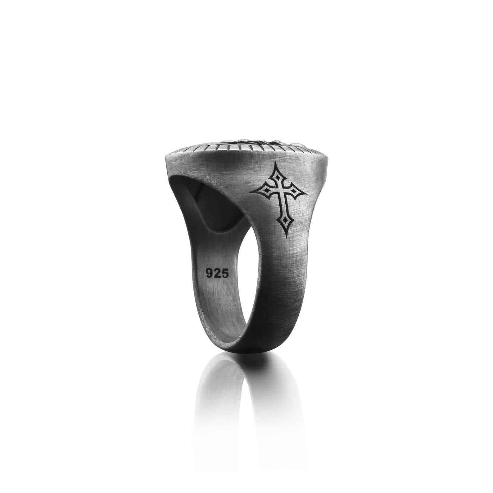 christiandiscipleshop Vintage Christ Jesus Head Cross Blessing Ring
