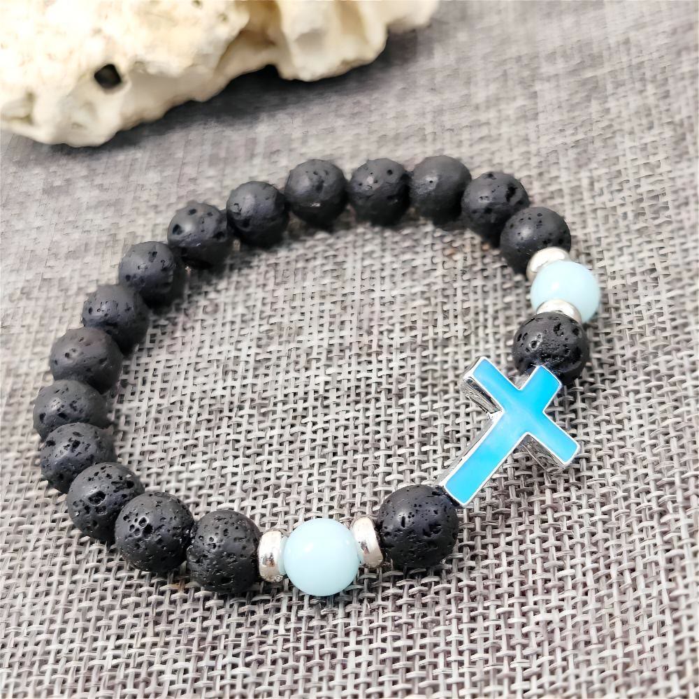 Christiandiscipleshop Glow in the Dark Cross Bracelet