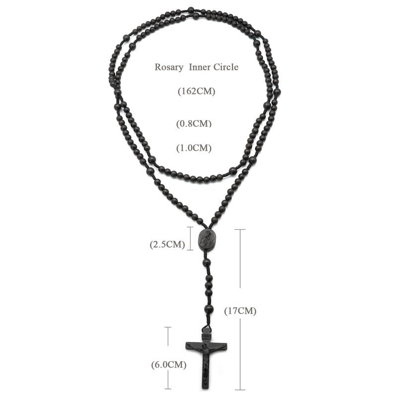 Christiandiscipleshop Olive Wood Beads Fifteen Decade Praying Rosary of the Blessed
