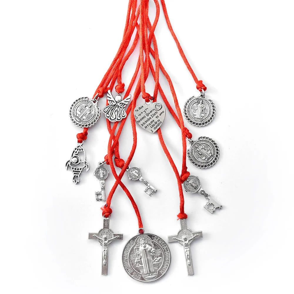 St. Benedict House Blessing Protection Medals Home/Car Hanger