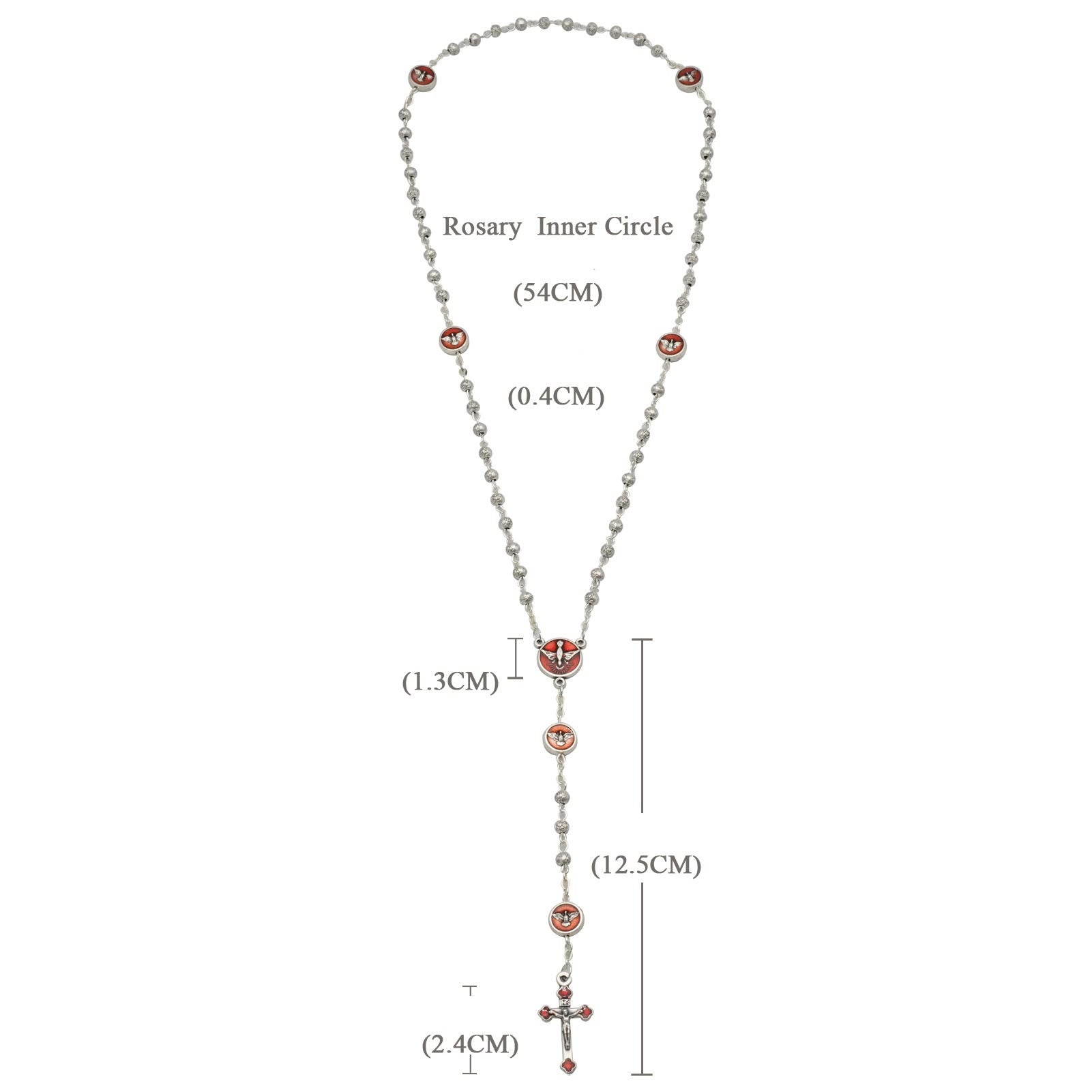 Christiandiscipleshop Enamel Holy Spirit Catholic Rosary