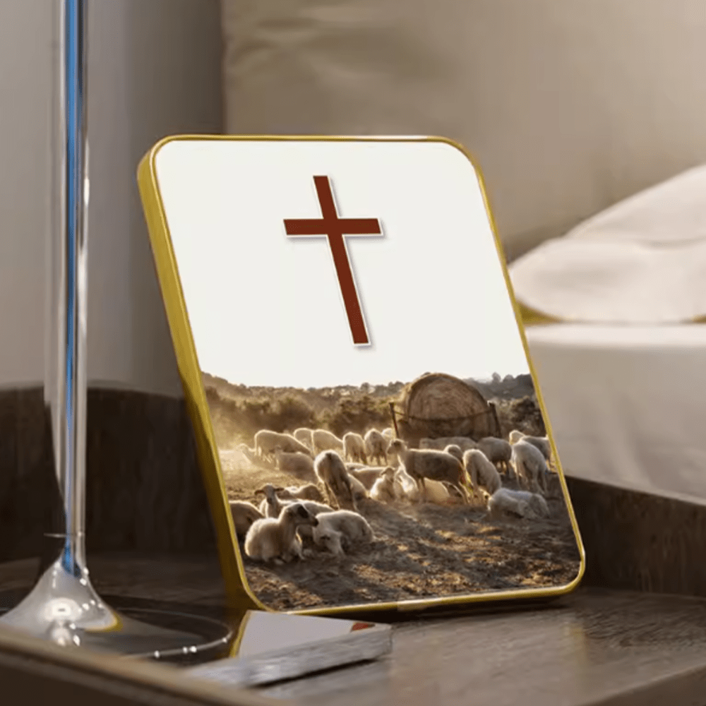 christiandiscipleshop Modern Style Multi-options Cross Decorative Painting Desktop Ornaments