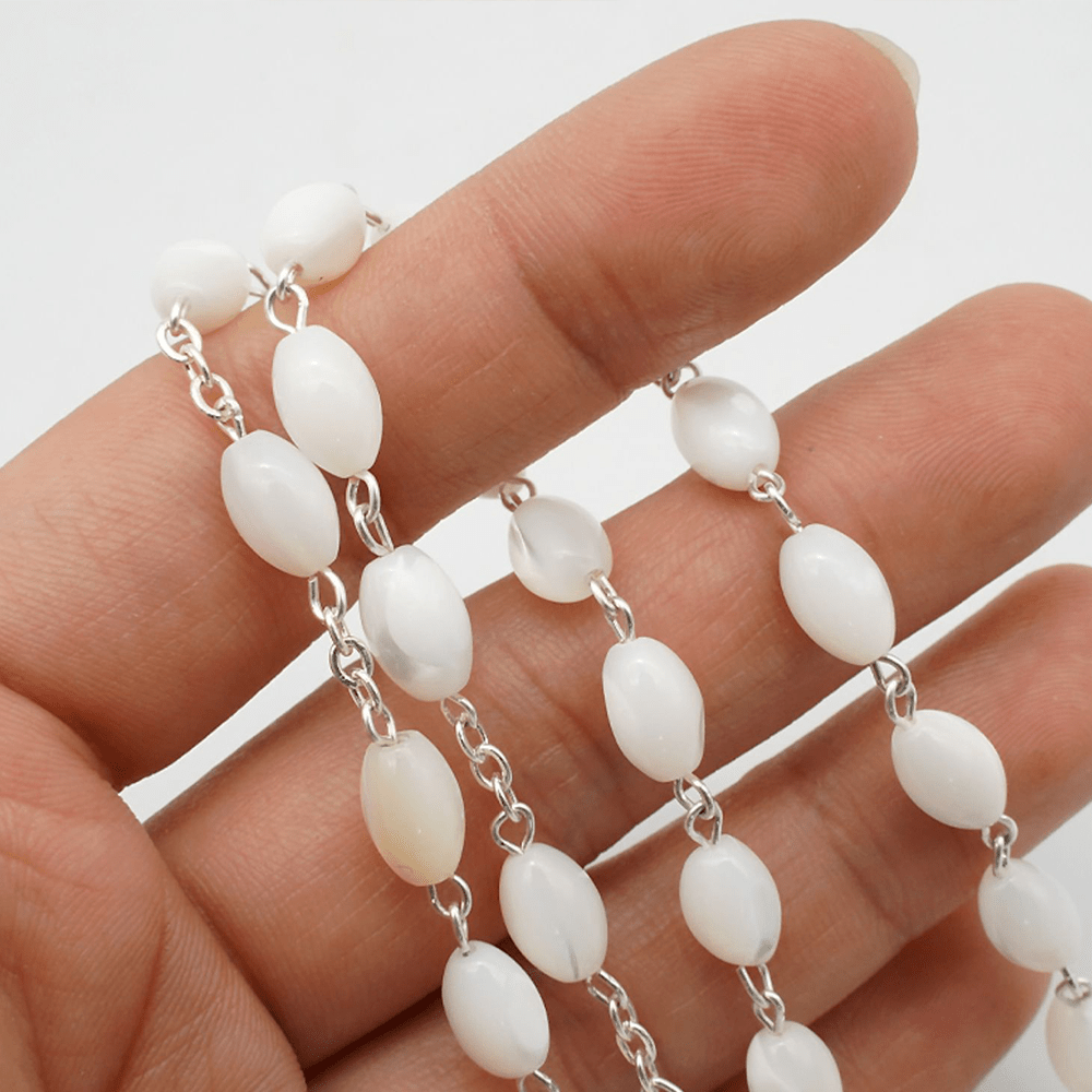 Christianartworkshop Blessed Virgin Mary: Catholic Mother-of-Pearl Rosary
