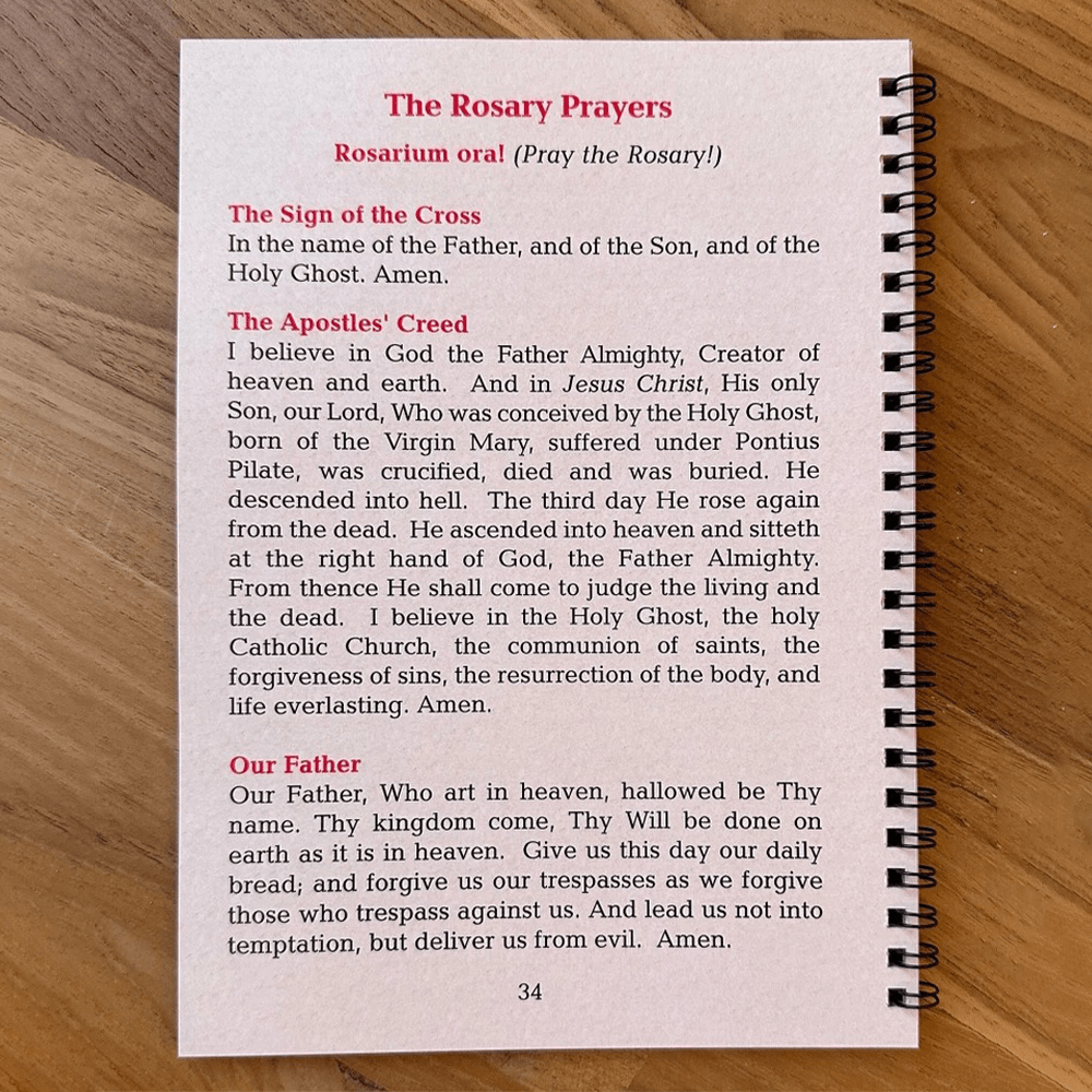 Christiandiscipleshop POCKET-SIZE Rosary Meditation Book