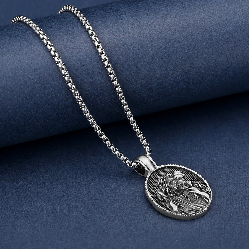 christiandiscipleshopthe The Good Shepherd Jesus Pendant Necklace