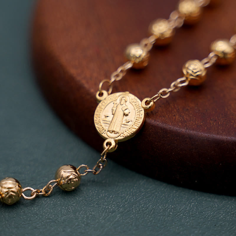christiandiscipleshopSt. Benedict Golden Classic Rosary